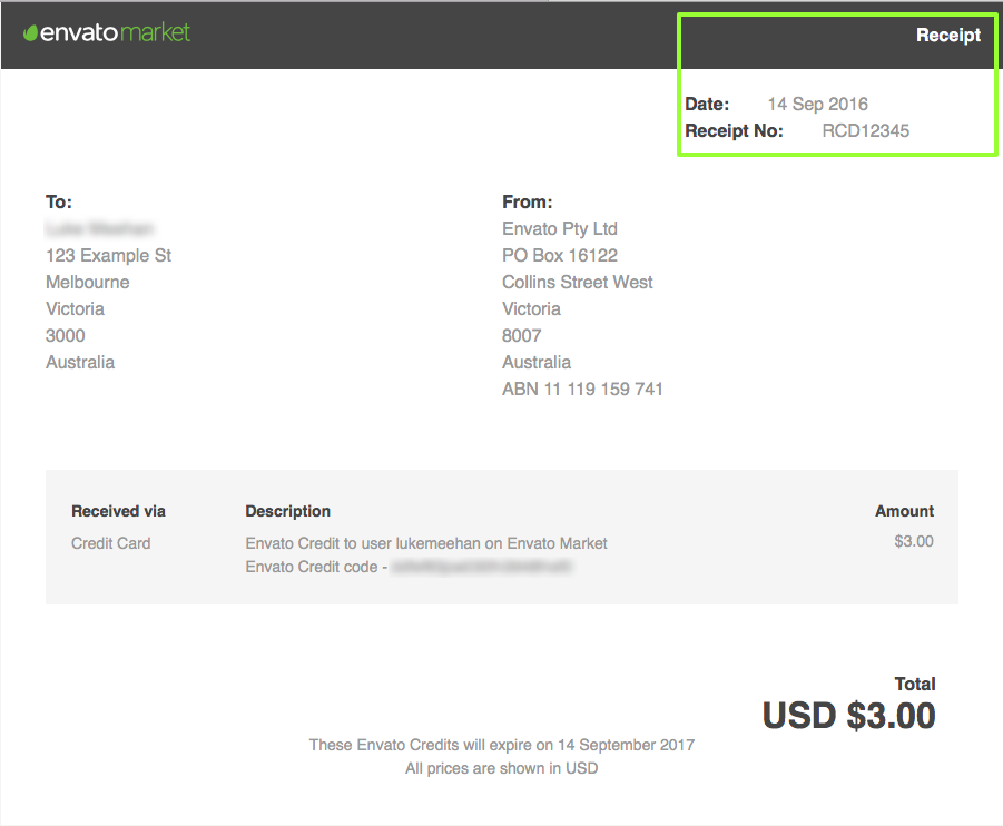 statement of invoices