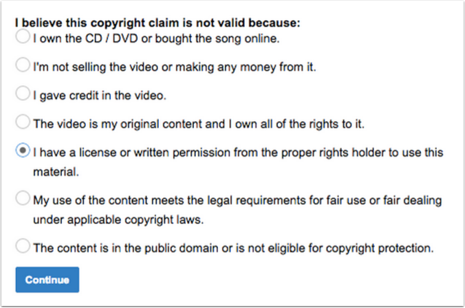 copyright copy paste youtube